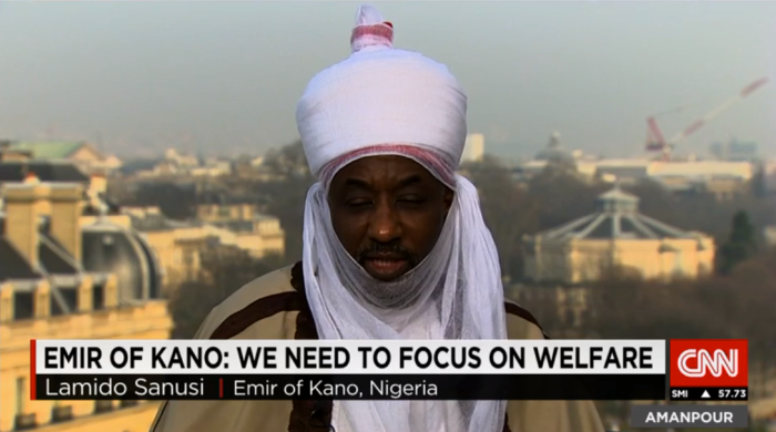 VIDEO: Amanpour interviews Lamido Sanusi on CNN-jide-salu.com
